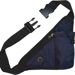 Cosmus Waist Line Waist Pouch Fanny Pack with Water Bottle Holder with Sanitizer Bottle Hook (Navy)-picture-26