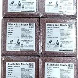 Premium Black Salt Licks Block for Goat & Sheep (Pack of 6 Block) 800 GMS Each-picture-20