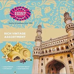 Karachi Bakery Rich Vintage Assortment Gift Tin Box 400g-image-46