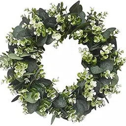 MERISHOPP 5xEucalyptus Wreath Front Door Garden Farmhouse Spring Holidays Home Ornaments|Home & Garden|Home D?©cor|Floral D?©cor-picture-28