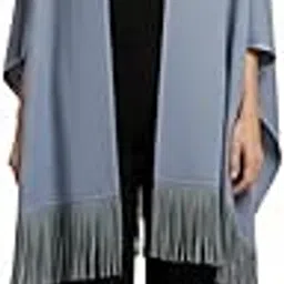 muffly Wool Stoles/Scarf with Suede Tassel - Maroon Colour-picture-12