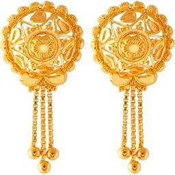 p.c. chandra jewellers 22k (916) Yellow Gold Stud Earrings for Women-picture-47