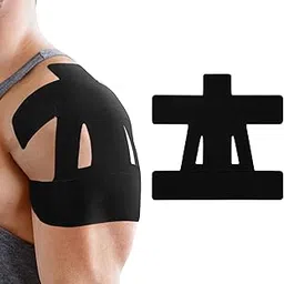 Wonder Care Athletic Kinesiology Tape Black, 5 Pcs Waterproof Sports Muscle Support Tape for Pain Relief, Injury Recovery, Athletic Training, Joint & Tendon Support, Latex-Free.-picture-10