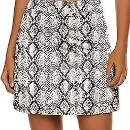 ekouaer Women's Active Performance Skort Lightweight Skirt for Running Tennis Golf Workout Sports, Snake Print, Medium-picture-13