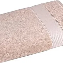 Himeya Bamboo Bath Towel|400 GSM|1 Piece Bamboo Towel for Men/Women | 100% Cotton| 70 Cms X 140 Cms |Sandstone, Beige-picture-10