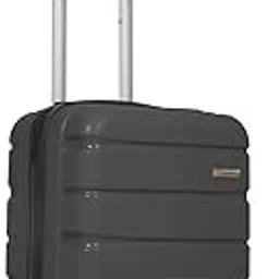 teakwood leathers Unisex 8 Wheels Trolley Bag, Hard Cabin with Zipper Closure, Adjustable Push Button & Cross Side Strap, Lock System 360 Degree (55 CM, Dark Grey)-picture-31