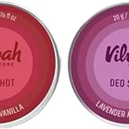Vilvah STORE Deo Shot Combo | Natural Deodorant With Essential Oils | Long-Lasting Odour Control & Underarm Care | Chemical-Free, Travel-Friendly | For All Skin Types-picture-43