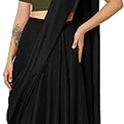the blazze Women’s Stylish Ribbed Elbow Sleeve Lycra Stretchable Readymade Crop Tank Top Cami Blouse for Girls VB3 image 1