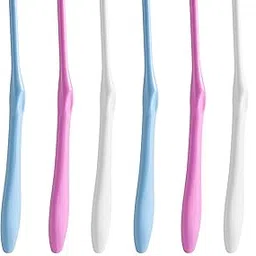 6 Pieces Tuft Toothbrush Tufted Brush End-Tuft Tapered Trim Toothbrush Soft Trim Wisdom Toothbrush Single Compact Interdental Interspace Brush for Detail Cleaning-picture-23