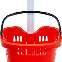 Bigapple BA-Basket56L Heavy Weight King Shopping Basket with Wheels and Aluminium Handle, 56L Capacity-picture-21