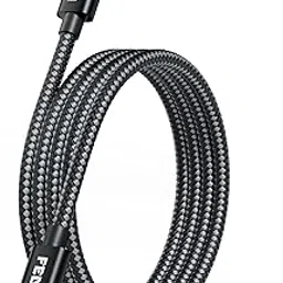 FEDUS 9.8 Feet/3M USB C to C Fast Charging Cable, 100W Output PD Charger, Braided Cord Compatible With SSD Hard Drive, MacBook, iPad, Pixel, Galaxy, Type C Devices, Black-picture-12