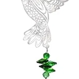 H&D Glass Crystal Flower Prism Rainbow Maker Hummingbird Hanging Window Sun Catcher for Gift-picture-49