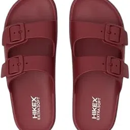 Women's Casual Slip-On Red Sandals with Comfort Cushion-picture-16