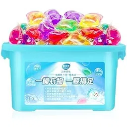 HEVASNEK 3-in-1 Laundry Detergent Pods (100 pcs) – Portable Gel Capsules for Travel, Dorm, Home | Multi-Color Washing Beads | Stain Remover, Softener & Cleaner in One-picture-25