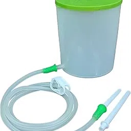 avyaan PVC Anema kit satvik movement 1.5 Litre Improved model with instruction - 1 silicon pipe, 2 nozzles 1 pinch clamp (for men and women)-picture-46