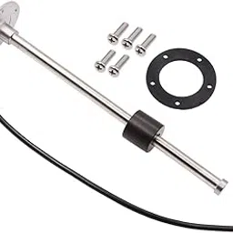 KAOLALI Fuel Gas Sender Stainless Steel Fuel Sending Unit Marine Boat Water Level Gauge Sensor 5 Hole fit Fuel &Water Gauge 0~190ohm 350mm (14")-picture-41