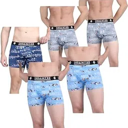 insanitee Men's Nylon Stretch Printed Trunk | Ultra-Soft, Breathable Innerwear for Men | Stylish & Supportive Fit-picture-14