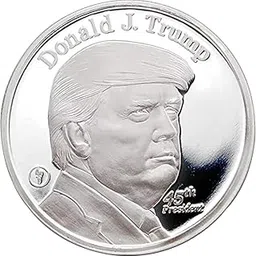 1 Troy Oz .999 Pure Silver Medal 45th President Donald Trump and The White House-picture-28