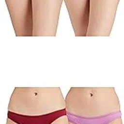amazon brand - symbol Brief Classic Solid Bikini Cotton Stretch| Underwear | Panties for Women Daily Use | Concealed Waistband | Combo Pack (Set of 4)-picture-13
