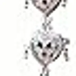 Traditional plain heart shape Choti Paranda Full choti Silver colour Vintage Style Heart Choti, Silver-Tone with Green and Red Crystal Accents for Women and girls for all indian occasion-image-79