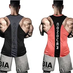 Jump Cuts || Mens || Printed || Round Neck || Sleeveless || Polyester || Sports Vest-picture-20
