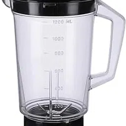 Sunmeet Juicer Jar for Mixer Grinder Juicer Jar ABS Plastic Capacity 1200ML, Black- NSA53-image-89
