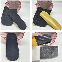 Enakshi® 6Pcs Fingerboard Grip Tape Non Skid Accessories for Mini Skateboard Supplies 33x98mm Black|Sporting Goods | Outdoor Sports | Skateboarding & Longboarding | Skateboard Parts | Grip Tape-picture-48