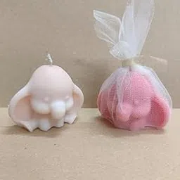 Grocery Connect Handmade Elephant Shape Candle | Cute Decorative Scented Wax Candle | Perfect for Gifting, Baby Shower, Home Decor, and Festive Decoration-picture-13