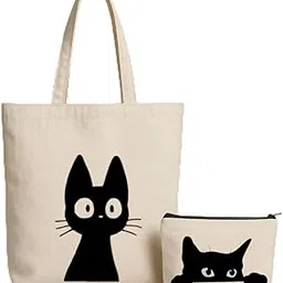 IRON CORE Canvas Tote Bag Casual Work Shoulder Handbags | Multi-Purpose Bag |Sturdy Canvas Bag with Large Capacity | Shopping Bag for Office, College & Daily Use image 1