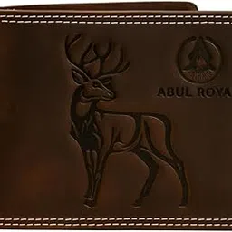 abul royal Premium Hunter-Style Leather Wallet for Men – Handmade Vintage Bifold with Coin Pocket & Zipper-picture-30