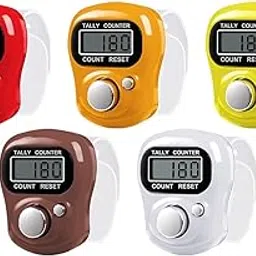 Tally Counter Finger Ring (Pack-5) Chanting Count Machine, Counting Machine for jap, naam jap Counting, Counter for Chanting Mantra, Finger Counter, Step Counter, Counting Ring (Multi Color)-image-97