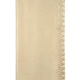 mindora Women’s Ethnic Chinon & Tissue Dupatta with Zari Work | Karwachauth Special Chunni | Flower Dupatta for Women | Party Dupatta-picture-13