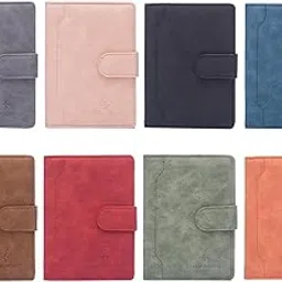 loom tree Passport Wallet PU Leather Travel for Men Women Lightweight Waterproof Cover Gray-picture-28