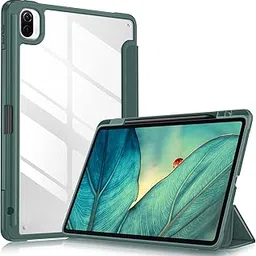MOCA Case for Xiaomi Pad 5 / Pad 5 11 Pro with Pen Holder,Transparent Hard Shell Back Cover Protective Slim Case for Xiaomi Mi Pad 5 /Pad 5 Pro 11” (Xiaomi Pad 5 11 Inch, Midnight-Green)-picture-30