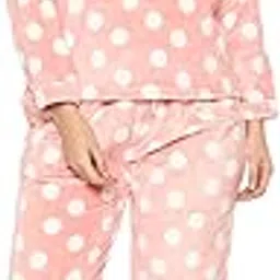 camey Women's Winter Full Sleeve Top and Pajama Pants Regular Fit Night Suit Round/V-Neck Top and Pyjama Sets Ladies Night Dress-picture-49