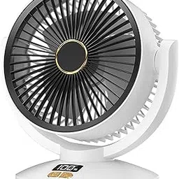 15 YEARS WARRANTY Portable Desk Fan with Oscillation | Quiet Air Circulation, Night Light, Adjustable Tilt & Compact Space-Saver for Bedside, Study Room & Workspaces-picture-18