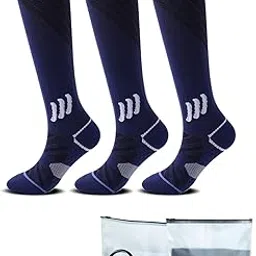 rolxmed Compression Sock with Pressure 15-20mmHg for Sports Flight Travel Varicose Veins Relief Unisex (Adult Size 7-11)-picture-44