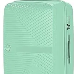 nasher miles Bruges Hard-Sided Polypropylene Check-in Luggage 28 inch | 75cm | 8 Wheels Large Trolley Bag for Travel | Suitcase (Mint Green)-picture-22