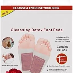 GoldPaddy Cleansing Detox Foot 20Pads Toxins Stress Relief Pain Free Foot Pads for Release Body Organic Natural ingredients in this foot pads Kit (Pack of 20) (Pack of 20, Red Rose)-picture-45