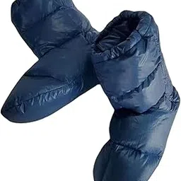 CALANDIS™ Down Slippers Feet Cover Socks Hiking Camp Tent Winter Warm Bootie Shoes M | Socks | Men's | Clothing | & Hiking | Outdoor Sports-image-10