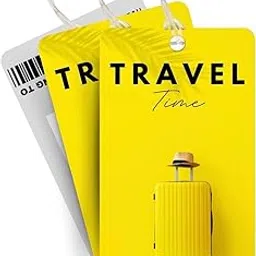 Brandian Luggage Tags and Bag Tags, Travel Time Discover The Ultimate in Travel Convenience Our Durable and Chic Bag Tags for Luggage Travel with Silicone Band (Multicolour)-image-84