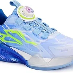 G&D Storm Unisex Kids Shoes with Soft Sole | Rotary Convenience Lock | Air Mesh Upper Breathable, Lightweight | Comfortable & Durable Stylish Indoor & Outdoor| Soft EVA Sports Shoes-picture-16