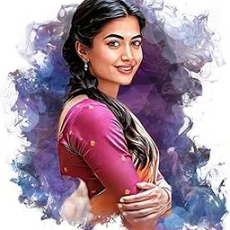 Jadoun Customised Digital Smock Pattern Oil Painting | Gift For - Anniversary | Birthday |Wife | Husband | Sister | Gift For SomeOne (Black 12x8 Inches)-picture-27