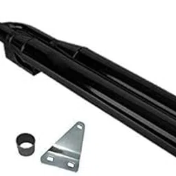 Dhe Best SR-26 Bike Bullet Dual Barrel Silencer Exhaust Empty Black Bike Silencer Double Barrel Exhaust with Zed Clamp & Bush for RE Classic 350-image-79