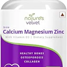 Natures Velvet Lifecare Calcium Magnesium Zinc with Vitamin D3, 60 Tablets - Pack of 1-image-2