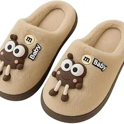 krystle Cute Dark Brown Frog Slippers for Men & Women - Cozy & Fun Plush Footwear (Multisize,Dark Brown)-picture-37