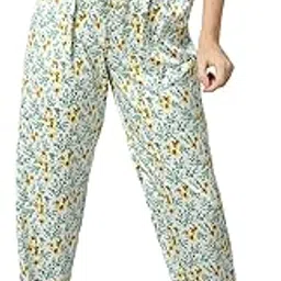oxolloxo Women Relaxed Fit Polyester Printed Sleepwear Nightwear Pajama-picture-44