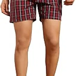 force nxt Assorted 3 Checkered Shorts for Men Pack of 1| Size: XL Shorts for Men | Stretchable Shorts for Men with Side Pockets | Lightweight Breathable, Regular fit, Men’s Boxer Shorts-picture-36