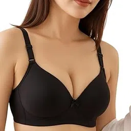 Full Coverage Bra for Woman - Breathable with Full Coverage, Lycra Light Padded Bra for Women - Comfortable and Stylish Everyday Wear-image-2
