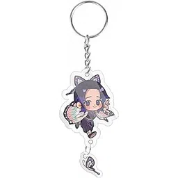 careflection Demon Slayer: Kimetsu no Yaiba Anime Keychain Keyring Hanging Pendant Cute Chibi Ornament-picture-31